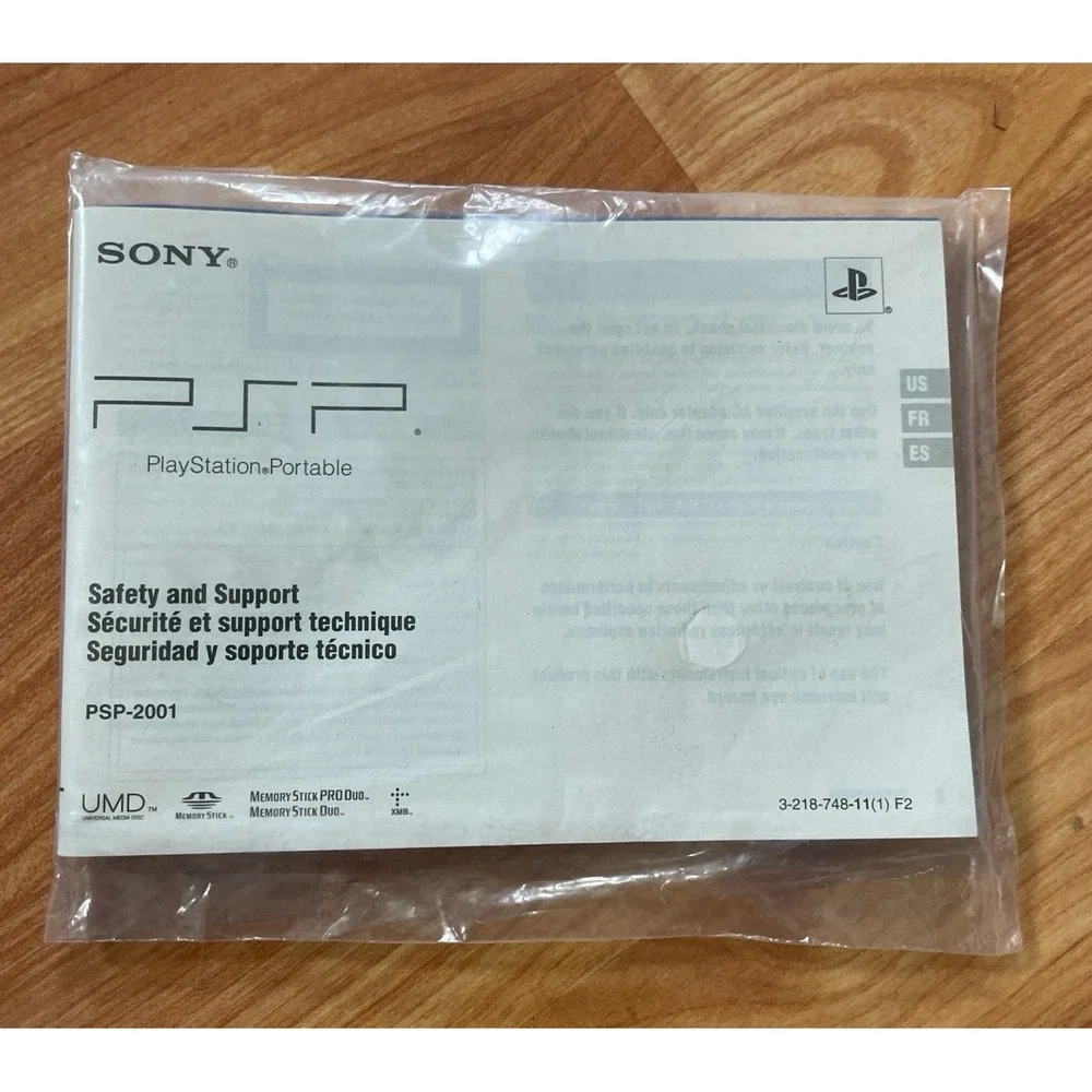 Sony PSP-2001‎ Safety And Support Manual